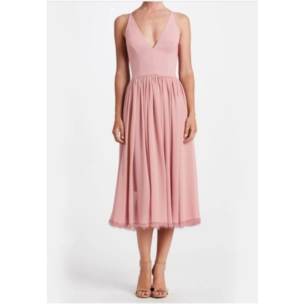 New Dress the Population Alicia Dress Blush Pink Medium